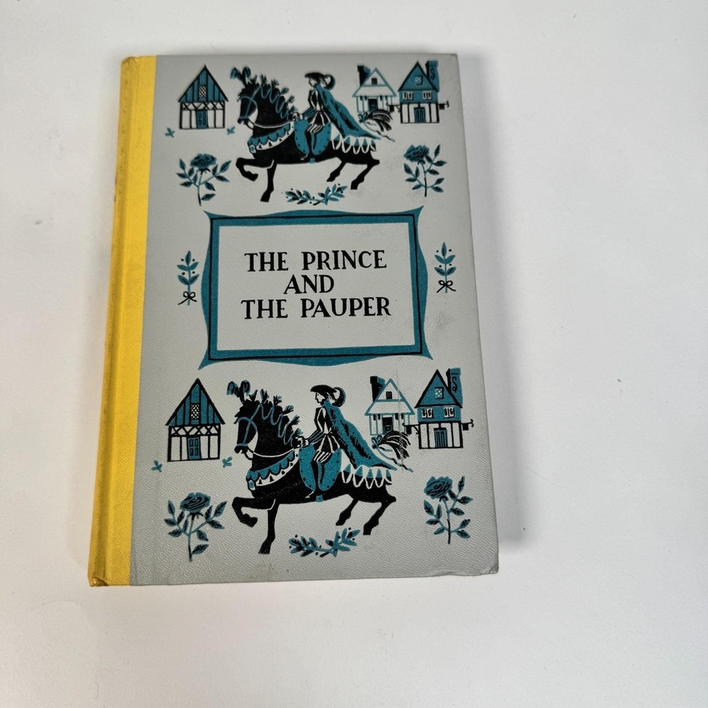 The Prince and‎ the Pauper Mark Twain Junior Deluxe Editions Hardcover Book 1954
